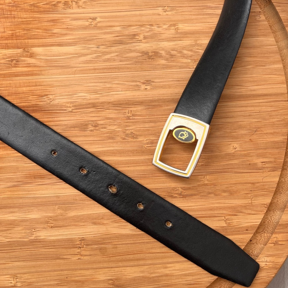 Christian Dior Vintage Leather Belt - Picture 7 of 8